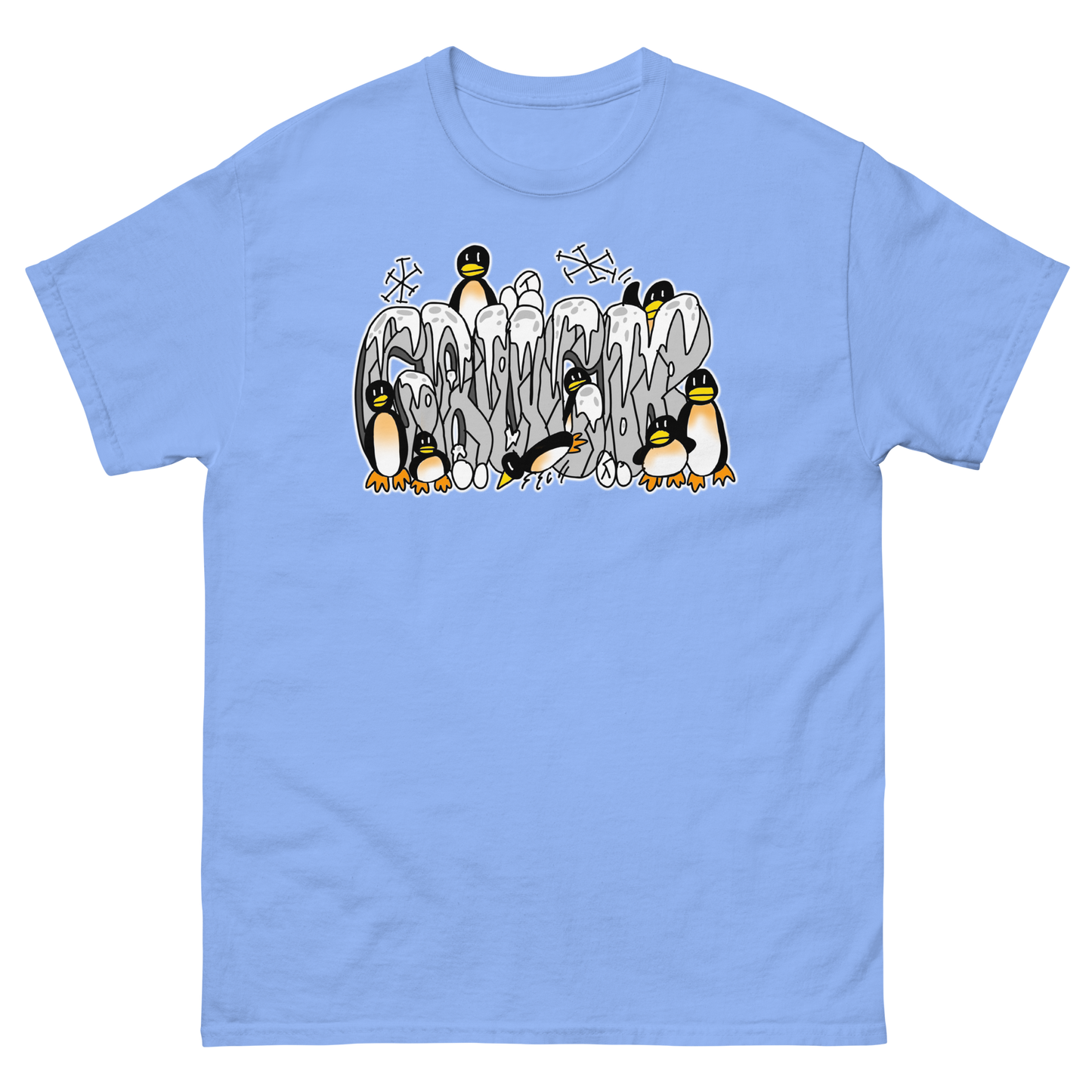 Heavyweight Penguin Tee Black
