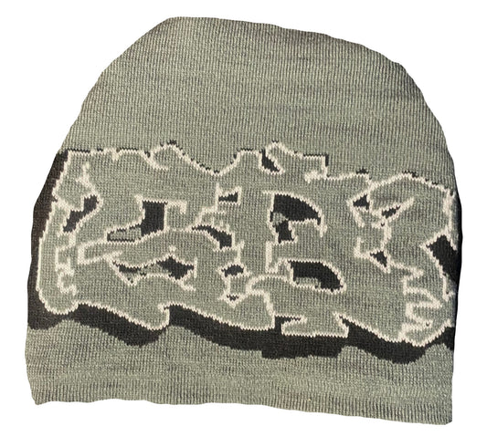 Grey Letters Beanie